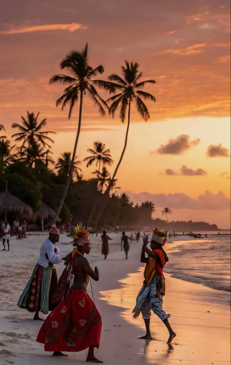 Sunset at ananea baron zanzibar