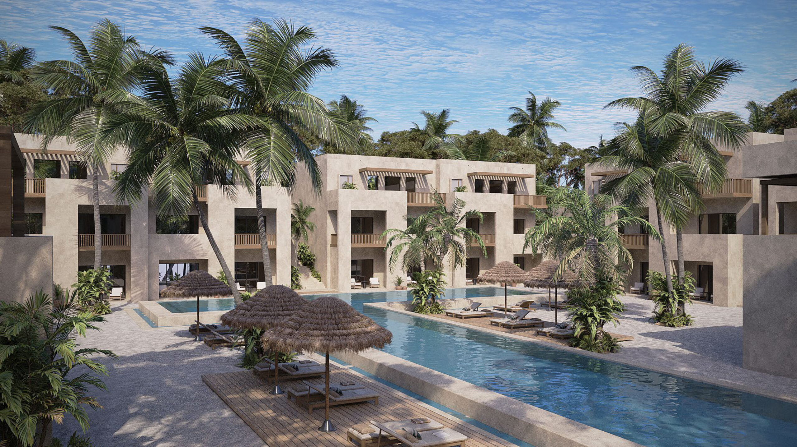 Luxury family swim-up suite at ananea Baron Zanzibar