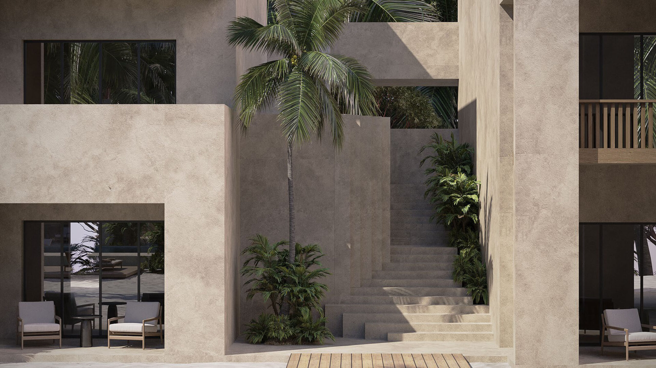 Luxury swim-up suite at ananea Baron Zanzibar